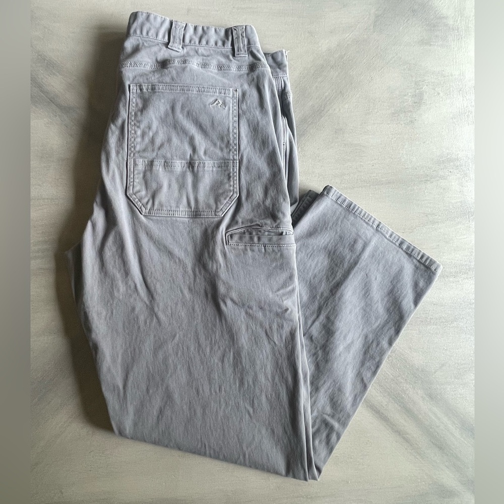 Ridgecut Men's Straight Fit Mid-Rise Canvas Work Pants-Size 40x32